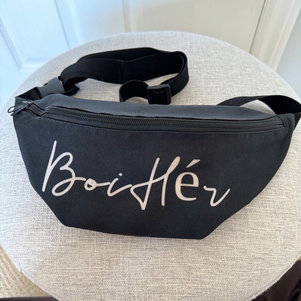 Black Cross Body Fanny Pack